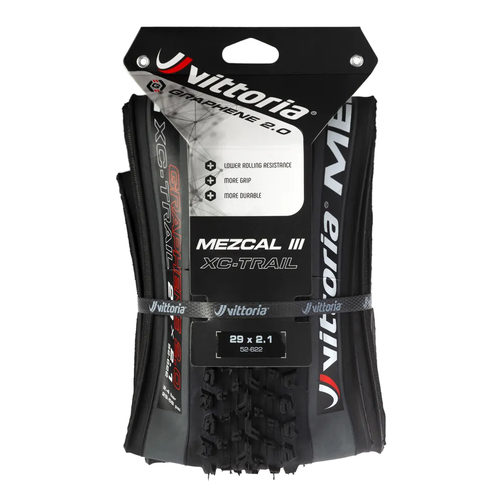 Vittoria Mezcal III XC-Trail 27.5x2.6 G2 TNT Folding Tyre Anthracite/Black