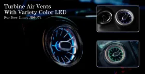 Wald LED Turbine LED AC Vents for Suzuki Jimny Serria