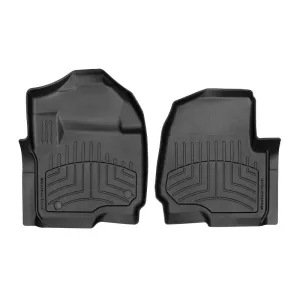 WeatherTech FloorLiners - Front - Black - Crew Cab - 2500 - Bench Seats - Ram Fullsize Truck 2019-20
