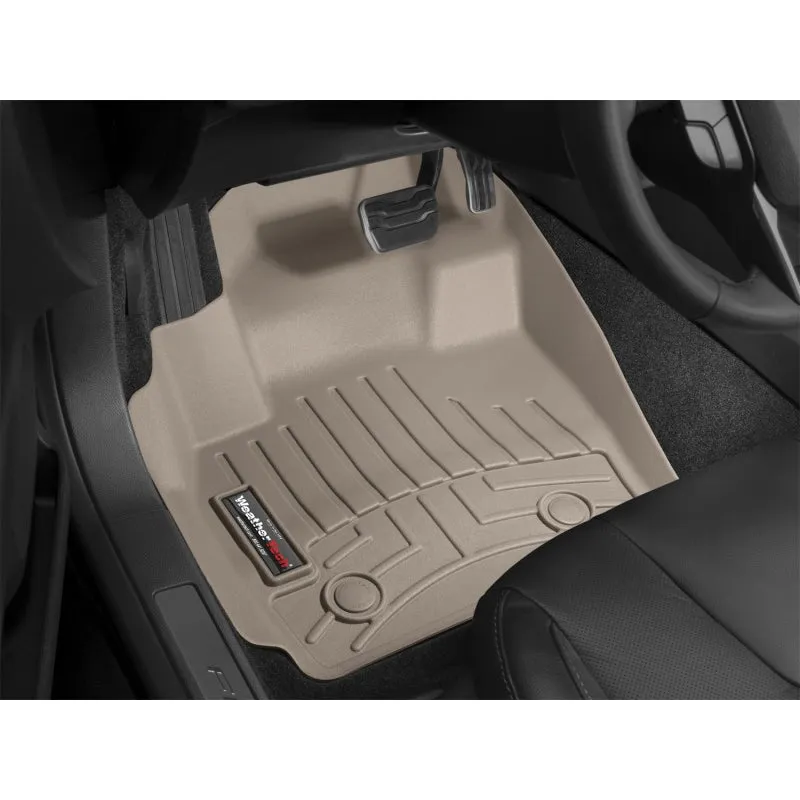 WeatherTech FloorLiners - Front - Tan - GM Fullsize SUV/Truck 2007-13