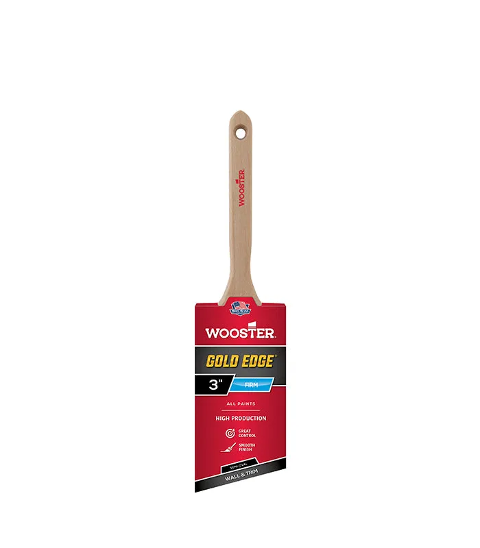 Wooster Gold Edge Semi-Oval Angle Sash Paint Brush